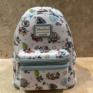 Loungefly Mickey’s And Minnie’s Runaway Railway Disney Parks Backpack .